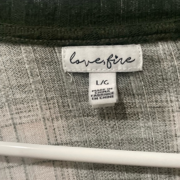 Girls Lovefire Tank and Cardigan Set - Picture 2 of 5